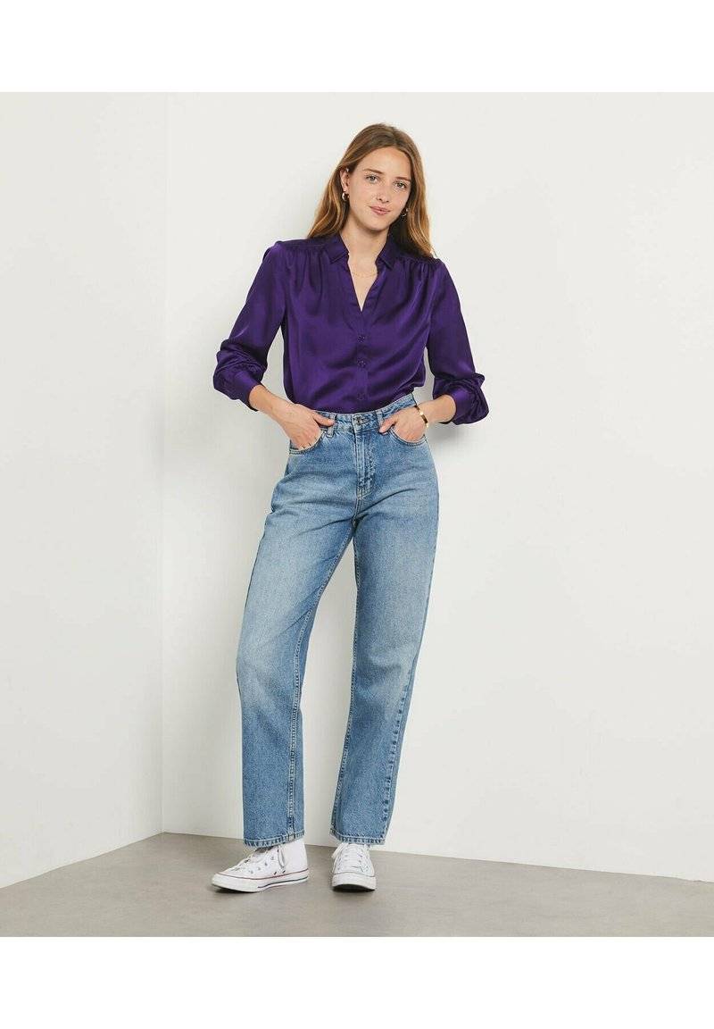 Etam Etam EOLYA - Button-down blouse - violet Kostenlose Rückgabe