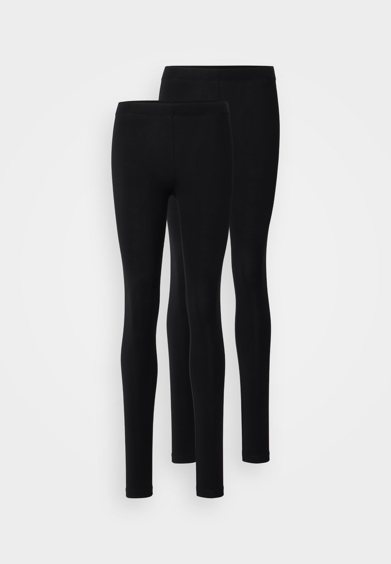 Even&Odd Even&Odd 2 PACK - Leggings - Trousers - black Letzte 3 Tage