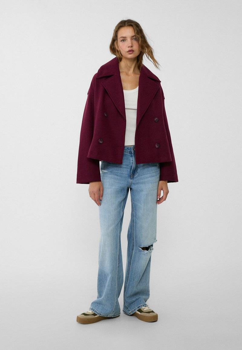 Stradivarius Stradivarius SOFT - Blazer - bordeaux Saisonale Angebote