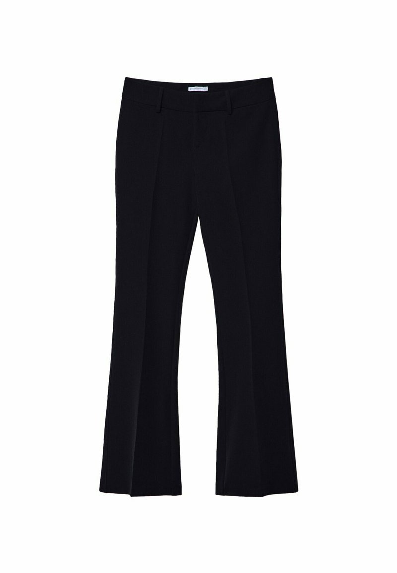 Stradivarius Stradivarius TAILORED FLARED - Trousers - black Super Sparpreis