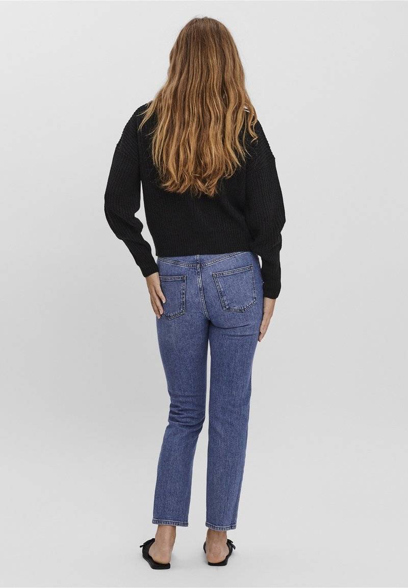Vero Moda Vero Moda VMLEA VNECK - Cardigan - black Kostenlose Rückgabe