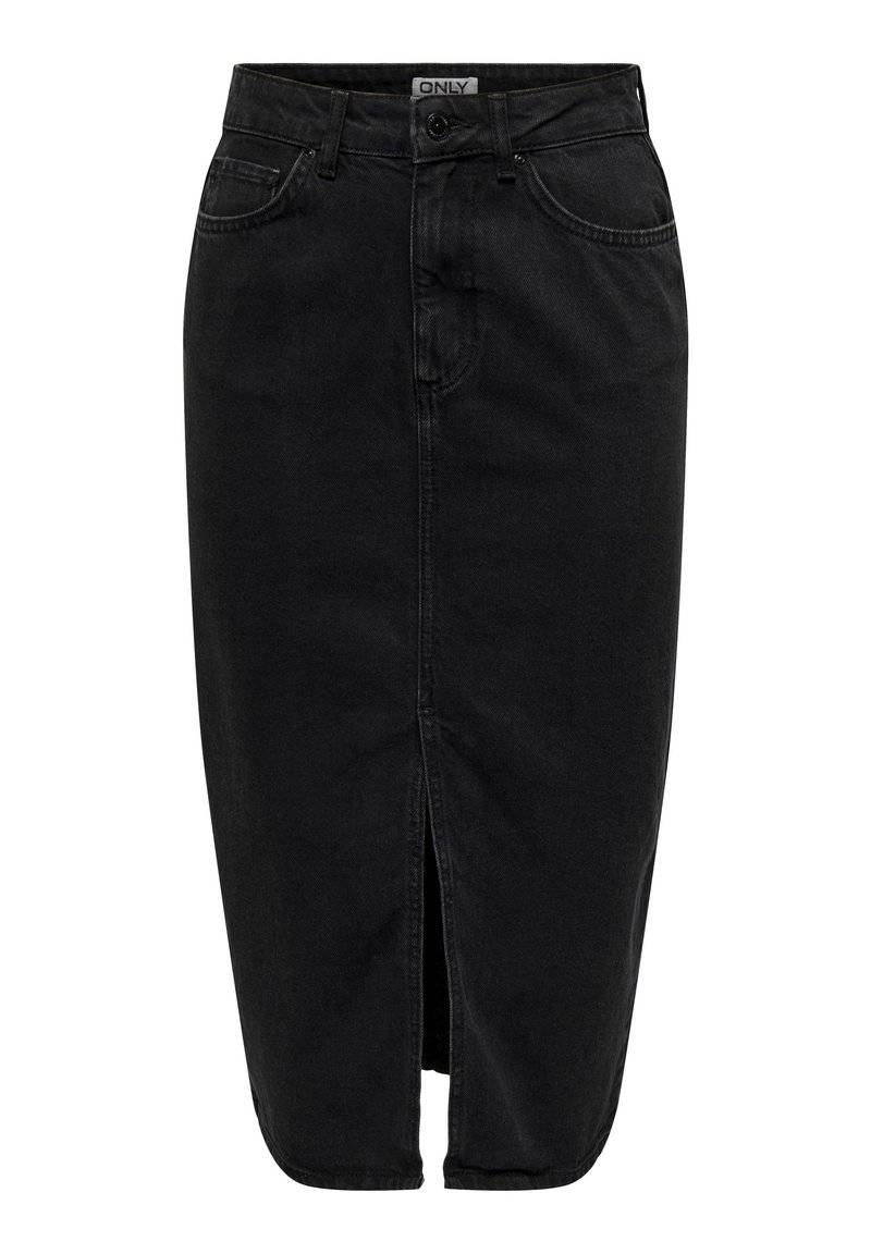 ONLY ONLY ONLBIANCA REA NOOS - Denim skirt - washed black Begrenzte Freigabe
