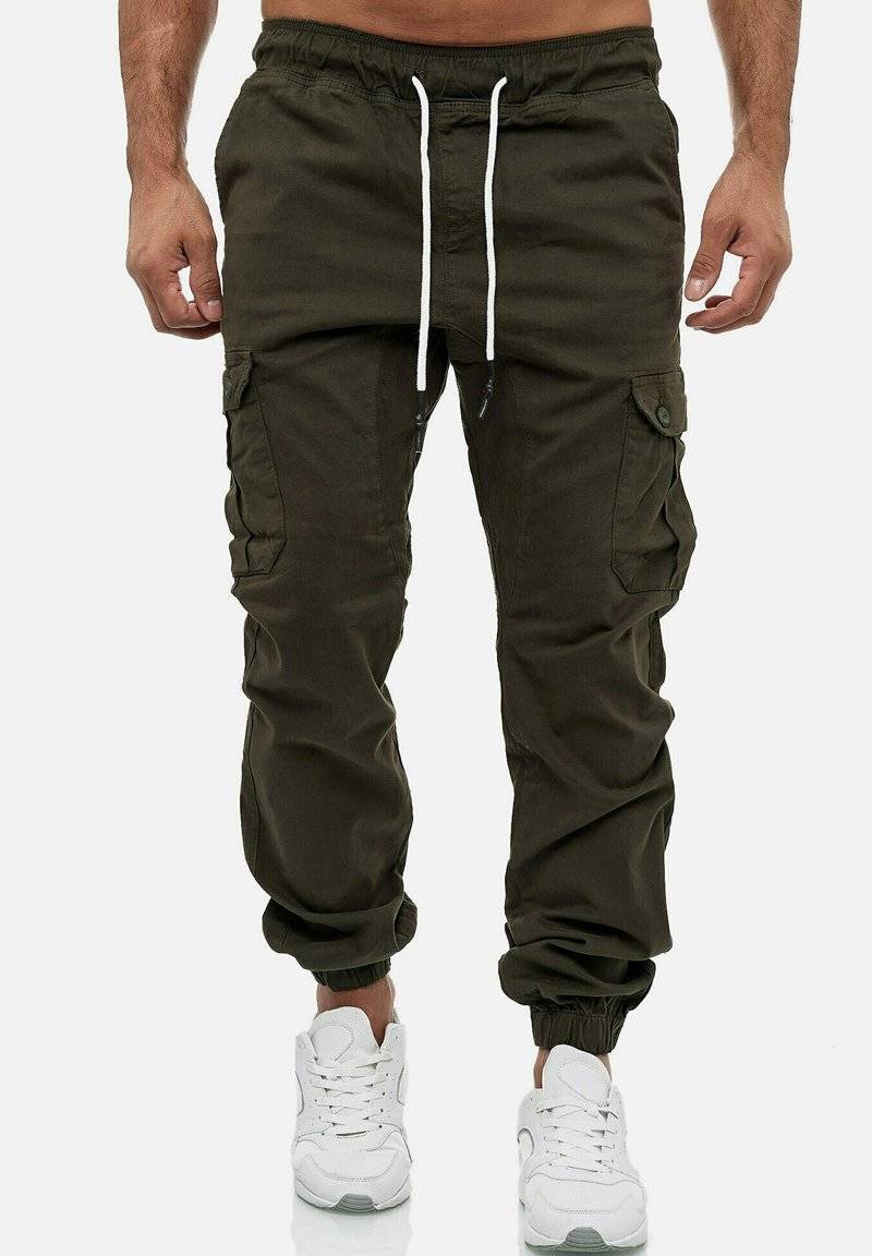 Tazzio Tazzio Cargo trousers - khaki Neueste Stile