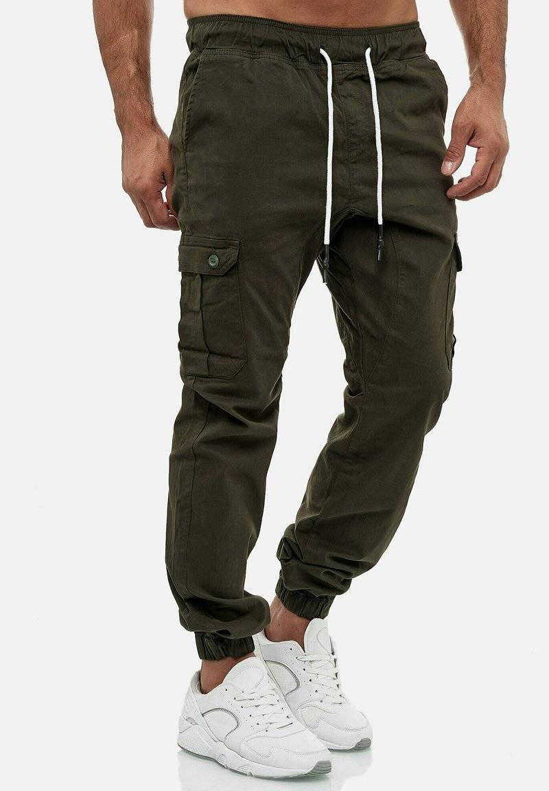 Tazzio Tazzio Cargo trousers - khaki Neueste Stile