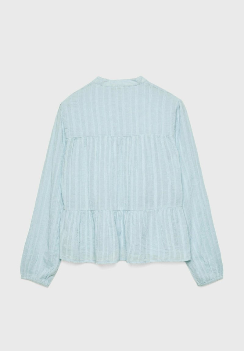 Stradivarius Stradivarius FLOWING BOHO - Blouse - light blue Bis zu 55% Rabatt