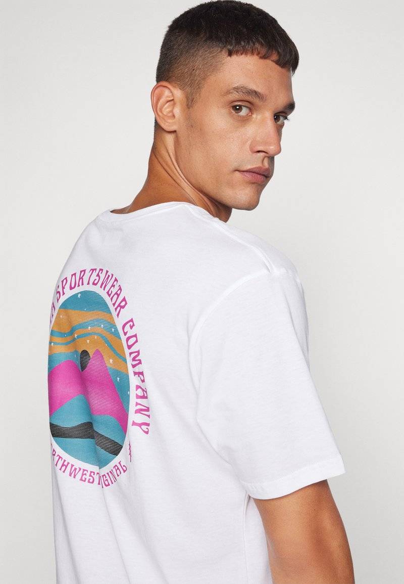 Columbia Columbia ROLLINGWOOD PARK GRAPHIC - Print T-shirt - white Fabrikverkauf