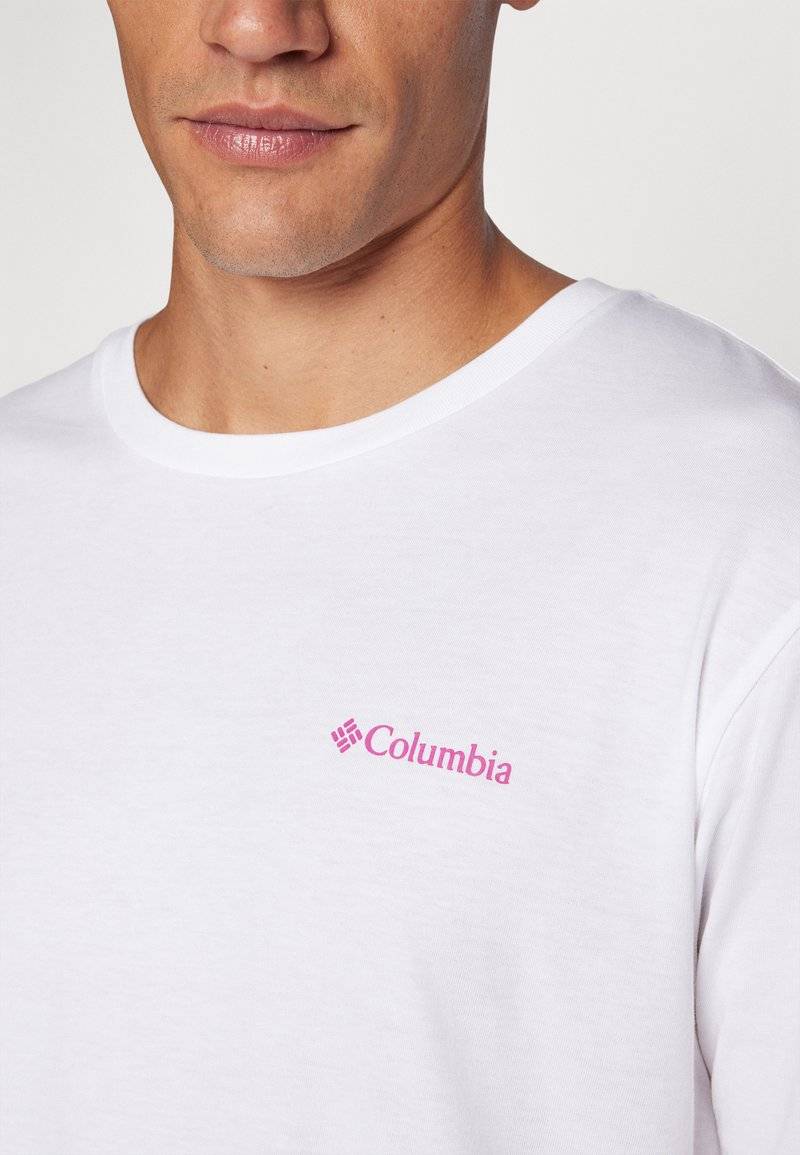 Columbia Columbia ROLLINGWOOD PARK GRAPHIC - Print T-shirt - white Fabrikverkauf